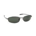 Coppermax Coppermax 3710GPP GUN/SMOKE Tonga Rectangle Polarized Sunglasses - Gunmetal - Smoke Lens 3710GPP GUN/SMOKE